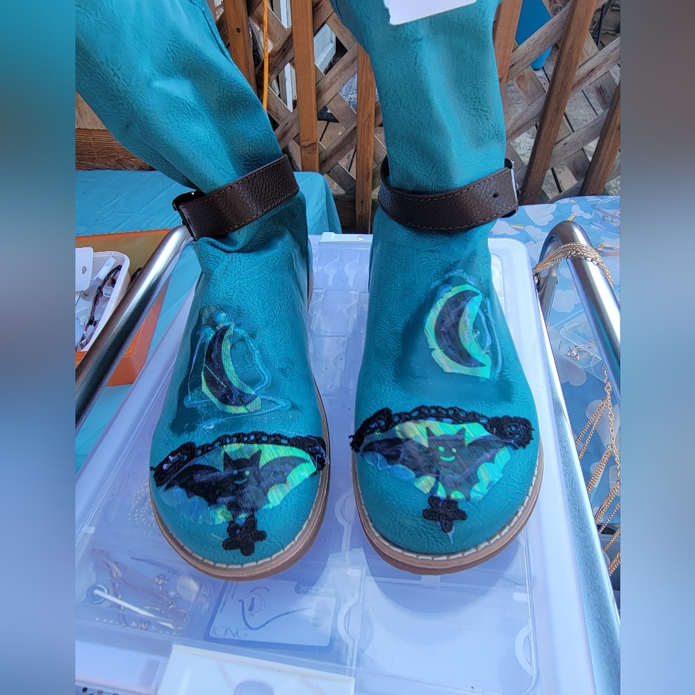Hand designed Halloween Boots